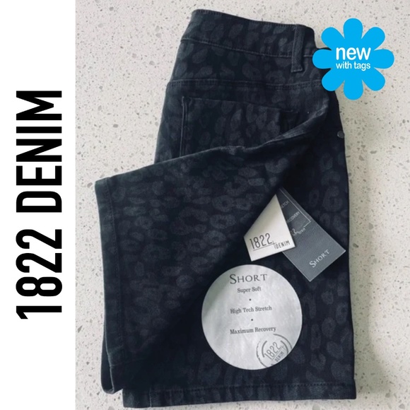 NWT 🦋 1822 Denim Leopard Print Shorts | Size: 6 - Picture 14 of 14